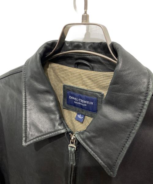 DANIEL CREMIEUX（ダニエルクレミュー）DANIEL CREMIEUX (ダニエルクレミュー) レザージャケット ブラック サイズ:Lの古着・服飾アイテム