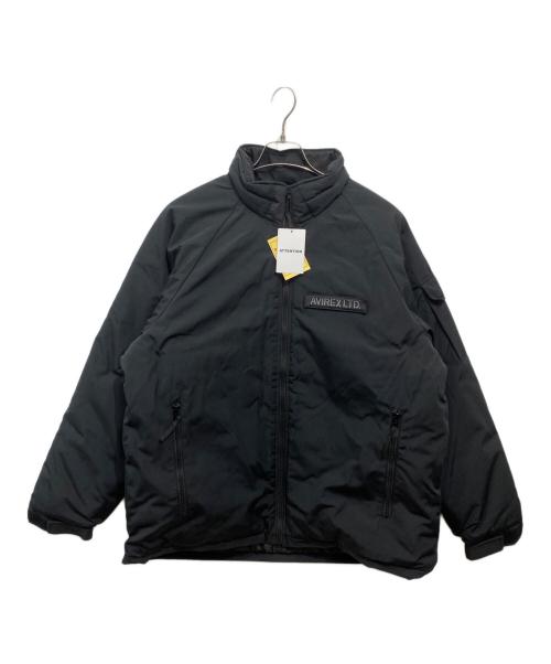 AVIREX（アヴィレックス）AVIREX (アヴィレックス) コットン中綿ブルゾン ブラック サイズ:XLの古着・服飾アイテム