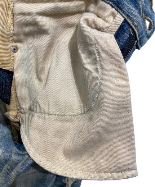 AMIRI（アミリ）AMIRI (アミリ) MX1 蛇腹バンダナ デニムパンツ インディゴ サイズ:W29の古着・服飾アイテム