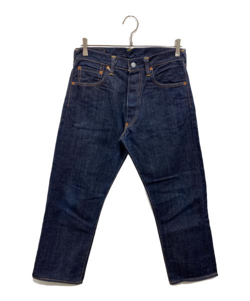 EVISU（エヴィス）EVISU (エヴィス) カモメペイントデニムパンツ インディゴ サイズ:W30×L35の古着・服飾アイテム