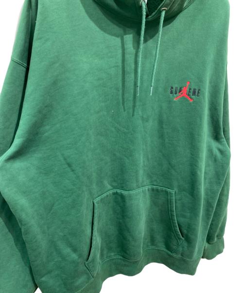SUPREME（シュプリーム）SUPREME (シュプリーム) NIKE (ナイキ) 24AW Jordan Hooded Sweatshirt グリーン サイズ:XLの古着・服飾アイテム