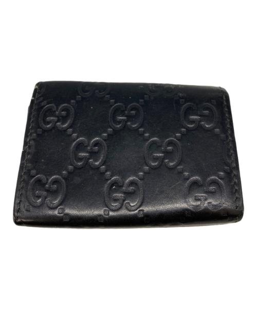GUCCI（グッチ）GUCCI (グッチ) グッチシマ6連キーケース ブラックの古着・服飾アイテム