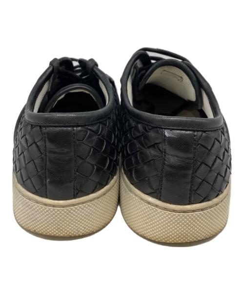 BOTTEGA VENETA（ボッテガベネタ）BOTTEGA VENETA (ボッテガベネタ) レザースニーカー ブラック サイズ:40の古着・服飾アイテム