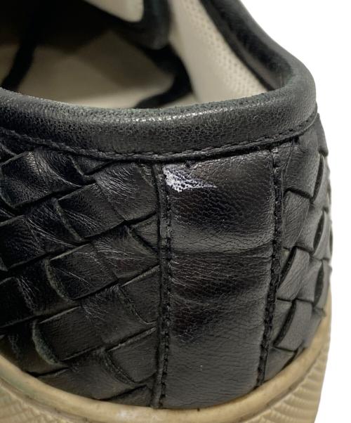 BOTTEGA VENETA（ボッテガベネタ）BOTTEGA VENETA (ボッテガベネタ) レザースニーカー ブラック サイズ:40の古着・服飾アイテム