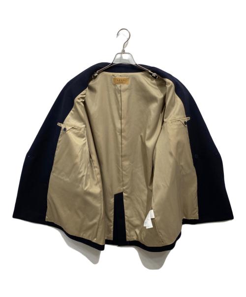 Ameri（アメリ）AMERI (アメリ) ダブルメルトンブレザージャケット ネイビー サイズ:Sの古着・服飾アイテム
