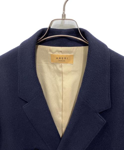 Ameri（アメリ）AMERI (アメリ) ダブルメルトンブレザージャケット ネイビー サイズ:Sの古着・服飾アイテム