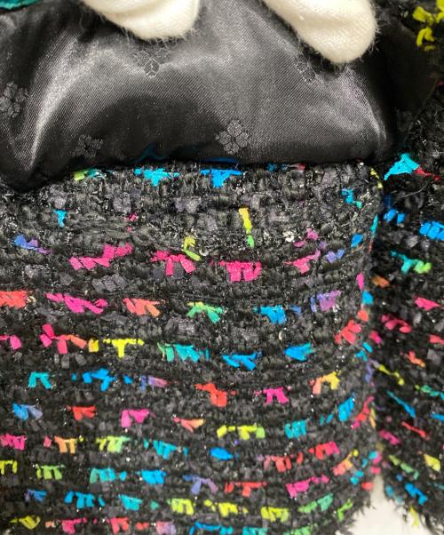 Kate Spade（ケイトスペード）Kate Spade (ケイトスペード) ツイードセットアップ ブラック サイズ:2 160/84Aの古着・服飾アイテム