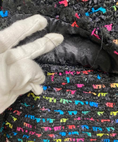 Kate Spade（ケイトスペード）Kate Spade (ケイトスペード) ツイードセットアップ ブラック サイズ:2 160/84Aの古着・服飾アイテム
