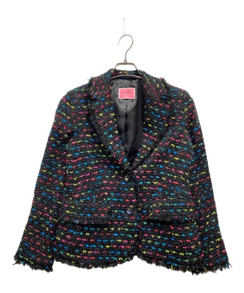 Kate Spade（ケイトスペード）Kate Spade (ケイトスペード) ツイードセットアップ ブラック サイズ:2 160/84Aの古着・服飾アイテム