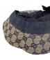 中古・古着 GUCCI (グッチ) シェリーラインGGキャンバスバケットハット ベージュ：16000円