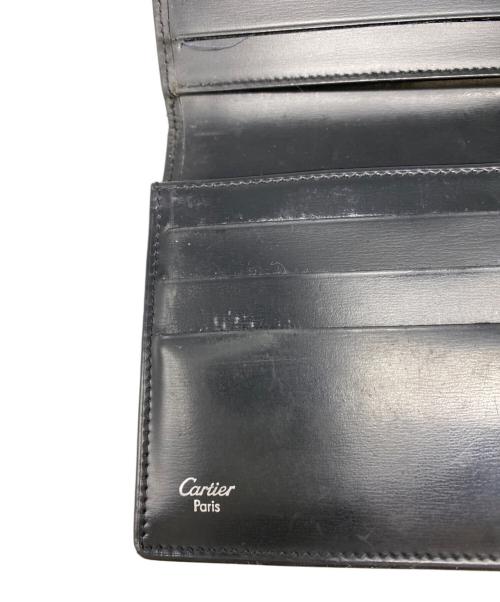 Cartier（カルティエ）Cartier (カルティエ) パシャ 長財布 ブラックの古着・服飾アイテム