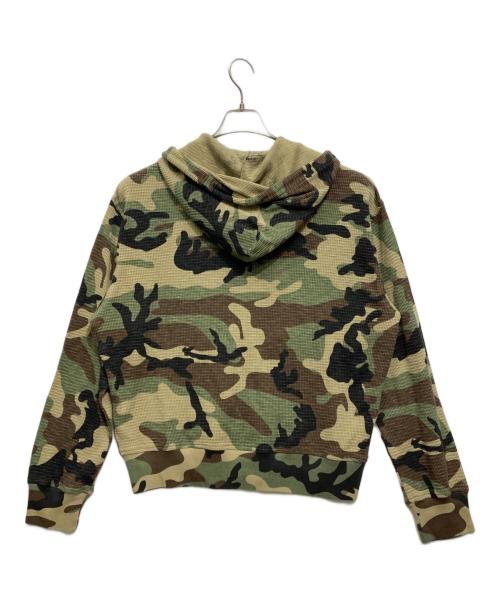 stussy（ステューシー）stussy (ステューシー) 26AW Lightweight Thermal Hoodie カーキ サイズ:Mの古着・服飾アイテム