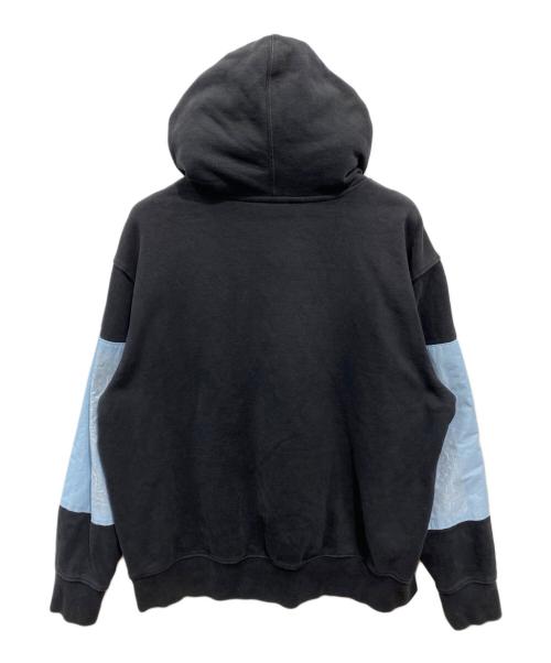 THE NORTH FACE（ザ ノース フェイス）THE NORTH FACE (ザ ノース フェイス) Supreme (シュプリーム) 22SS Bandana Hooded Sweatshirt ブラック×ブルー サイズ:XLの古着・服飾アイテム