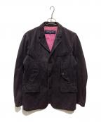 COMME des GARCONS HOMMEコムデギャルソン オム）の古着「3Bワークジャケット」｜ブラウン