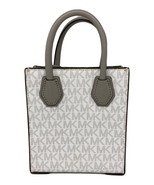 MICHAEL KORS（マイケルコース）MICHAEL KORS (マイケルコース) MERCER XS NS SHOPPER XBODY ホワイトの古着・服飾アイテム