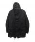 COMME des GARCONS HOMME（コムデギャルソン オム）の古着「フーデッドコート」｜ブラック