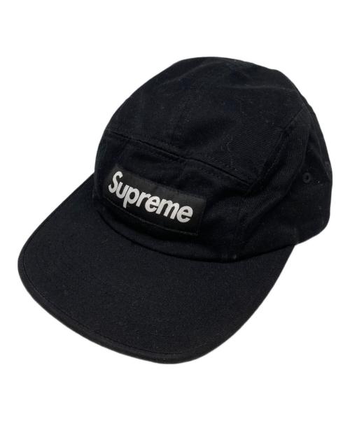 SUPREME（シュプリーム）Supreme (シュプリーム) 23AW Washed Chino Twill Camp Cap ブラック サイズ:FREEの古着・服飾アイテム
