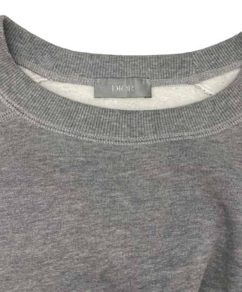 Dior（ディオール）DIOR (ディオール) 21AW SKI DIOR PATCH CREWNECK SWEAT グレー サイズ:XLの古着・服飾アイテム