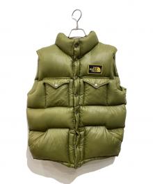THE NORTH FACE（ザ ノース フェイス）の古着「ダウンベスト」｜カーキ