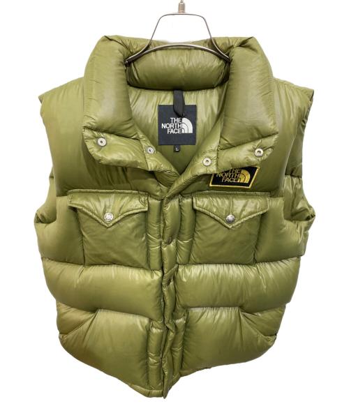 THE NORTH FACE（ザ ノース フェイス）THE NORTH FACE (ザ ノース フェイス) ダウンベスト カーキ サイズ:Lの古着・服飾アイテム