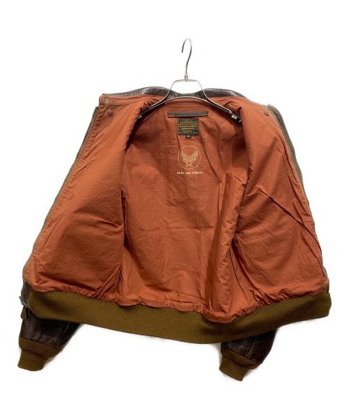 BUZZ RICKSON'S（バズリクソンズ）BUZZ RICKSON'S (バズリクソンズ) ホースハイドA2フライトジャケット ブラウン サイズ:SIZE 38の古着・服飾アイテム