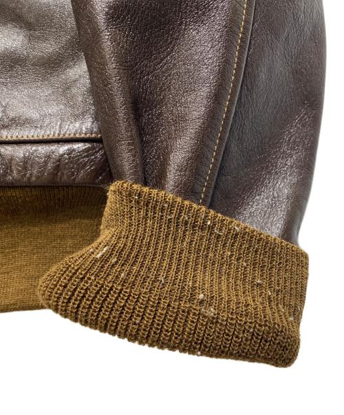 BUZZ RICKSON'S（バズリクソンズ）BUZZ RICKSON'S (バズリクソンズ) ホースハイドA2フライトジャケット ブラウン サイズ:SIZE 38の古着・服飾アイテム
