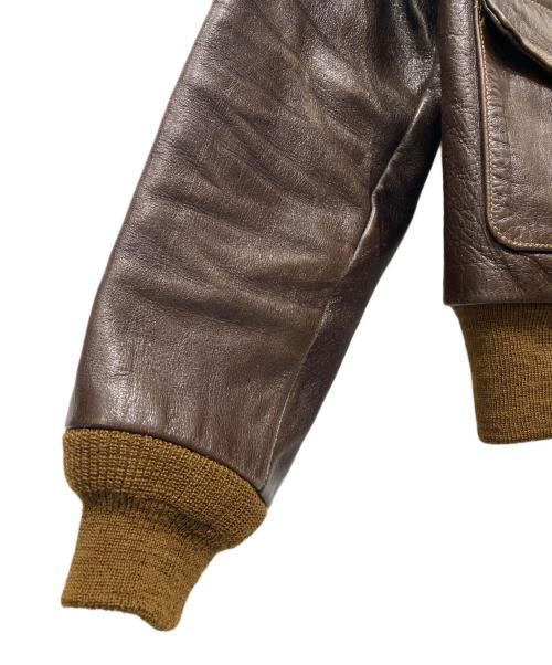 BUZZ RICKSON'S（バズリクソンズ）BUZZ RICKSON'S (バズリクソンズ) ホースハイドA2フライトジャケット ブラウン サイズ:SIZE 38の古着・服飾アイテム