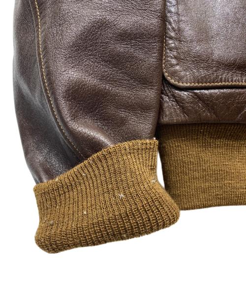 BUZZ RICKSON'S（バズリクソンズ）BUZZ RICKSON'S (バズリクソンズ) ホースハイドA2フライトジャケット ブラウン サイズ:SIZE 38の古着・服飾アイテム