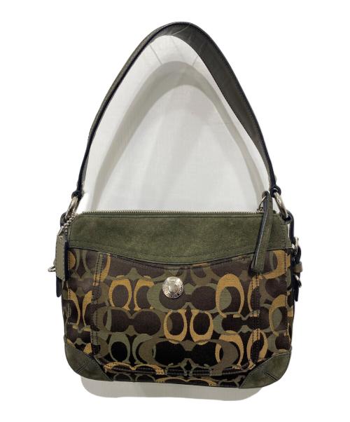 COACH（コーチ）COACH (コーチ) ワンショルダーバッグ グリーンの古着・服飾アイテム