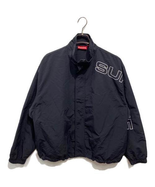 SUPREME（シュプリーム）SUPREME (シュプリーム) 25AW SPELLOUT EMBROIDERED TRACK JACKET ブラック サイズ:Mの古着・服飾アイテム