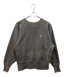 Champion REVERSE WEAVE（チャンピオン リバース ウィーブ）の古着「90’s ロゴ刺繍スウェット」｜グレー