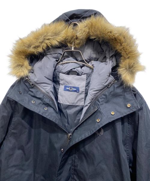 FRED PERRY（フレッドペリー）FRED PERRY (フレッドペリー) ZIP-IN LINER PARKA ライナー付モッズコート ブラック サイズ:Mの古着・服飾アイテム