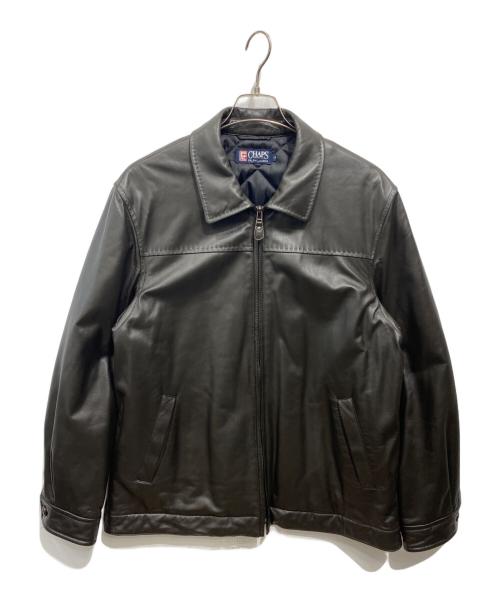 CHAPS RALPH LAUREN（チャップス ラルフローレン）CHAPS RALPH LAUREN (チャップス ラルフローレン) ラムレザージャケット ブラウン サイズ:Lの古着・服飾アイテム