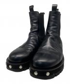 OUATオーユーエーティー）の古着「SPACE BOOTS サイドゴアブーツ」｜ブラック