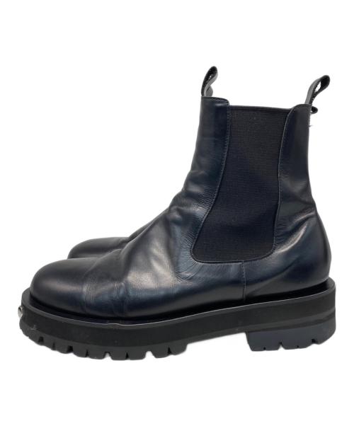 OUAT（オーユーエーティー）OUAT (オーユーエーティー) SPACE BOOTS サイドゴアブーツ ブラック サイズ:SIZE 41の古着・服飾アイテム