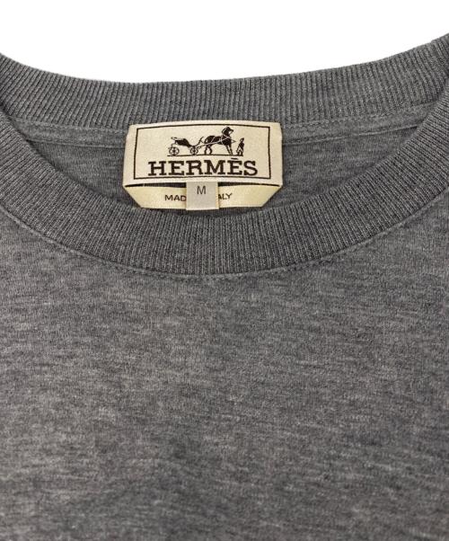 HERMES（エルメス）HERMES (エルメス) 23-24AW ヴェルキー・ラブTシャツ グレー サイズ:Mの古着・服飾アイテム