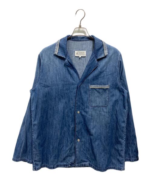 Maison Margiela（メゾンマルジェラ）Maison Margiela (メゾンマルジェラ) 20SS デニムパジャマシャツ インディゴ サイズ:44の古着・服飾アイテム