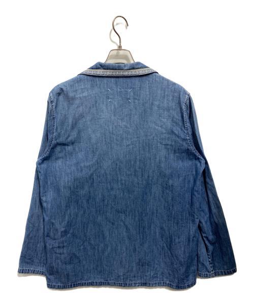 Maison Margiela（メゾンマルジェラ）Maison Margiela (メゾンマルジェラ) 20SS デニムパジャマシャツ インディゴ サイズ:44の古着・服飾アイテム