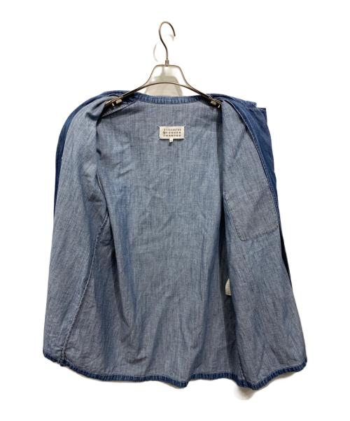 Maison Margiela（メゾンマルジェラ）Maison Margiela (メゾンマルジェラ) 20SS デニムパジャマシャツ インディゴ サイズ:44の古着・服飾アイテム