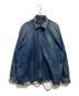 BALENCIAGA（バレンシアガ）の古着「21SS クラッシュ加工オーバーサイズデニム長袖シャツ」｜インディゴ