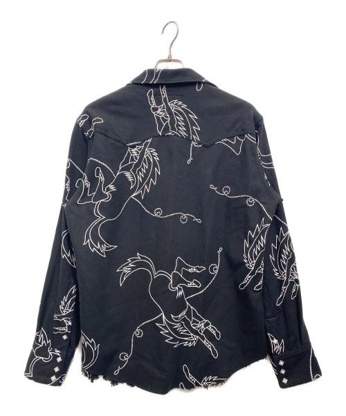 the letters（レターズ）the letters (レターズ) シャツジャケット ブラック サイズ:Lの古着・服飾アイテム