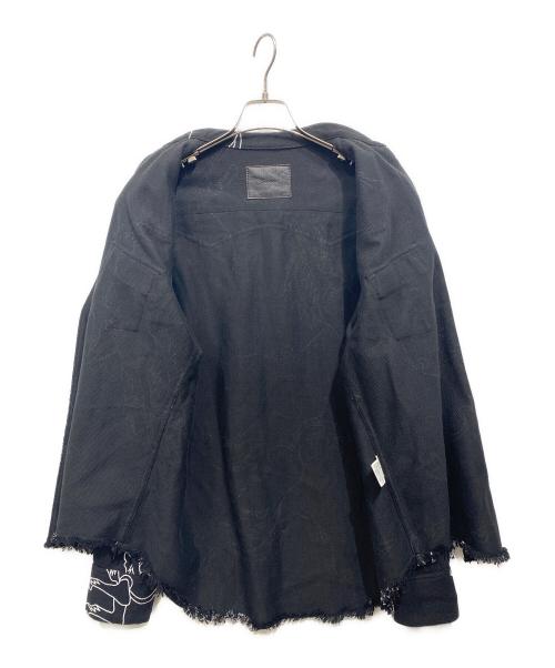 the letters（レターズ）the letters (レターズ) シャツジャケット ブラック サイズ:Lの古着・服飾アイテム