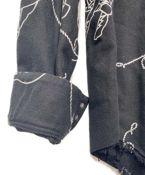the letters（レターズ）the letters (レターズ) シャツジャケット ブラック サイズ:Lの古着・服飾アイテム