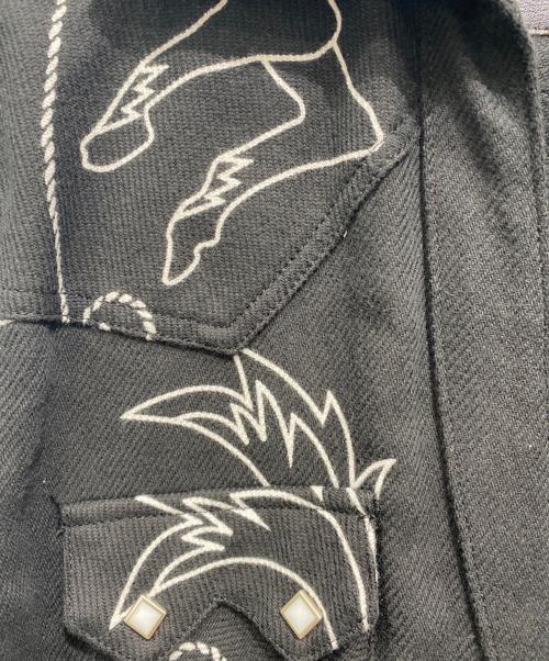 the letters（レターズ）the letters (レターズ) シャツジャケット ブラック サイズ:Lの古着・服飾アイテム