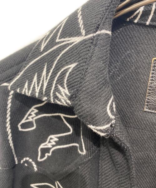 the letters（レターズ）the letters (レターズ) シャツジャケット ブラック サイズ:Lの古着・服飾アイテム
