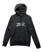 DIOR HOMMEディオール オム）の古着「PETER DOIG プルオーバーパーカー」｜ブラック