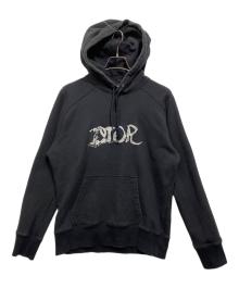 DIOR HOMME（ディオール オム）の古着「PETER DOIG プルオーバーパーカー」｜ブラック