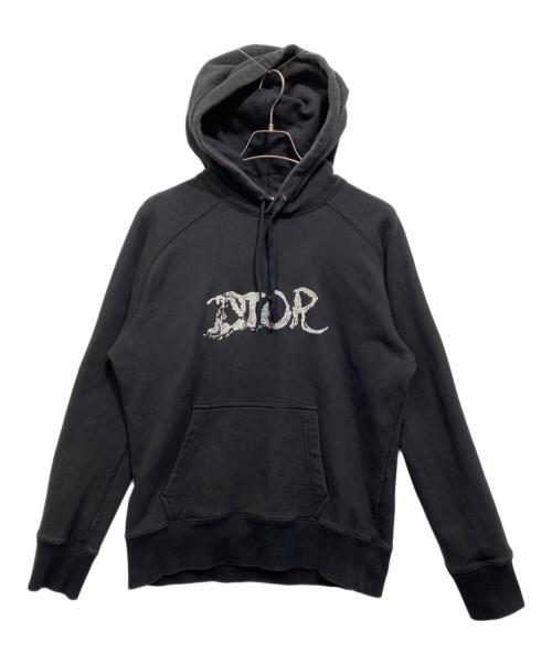 DIOR HOMME（ディオール オム）DIOR HOMME (ディオール オム) PETER DOIG プルオーバーパーカー ブラック サイズ:XLの古着・服飾アイテム