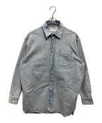 Acne studiosアクネ ストゥディオズ）の古着「ヴィンテージ加工 オーバーサイズ デニムシャツ / Atlent Denim」｜インディゴ