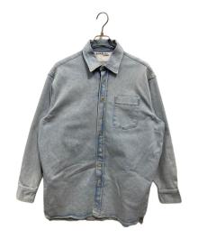 Acne studios（アクネ ストゥディオズ）の古着「ヴィンテージ加工 オーバーサイズ デニムシャツ / Atlent Denim」｜インディゴ